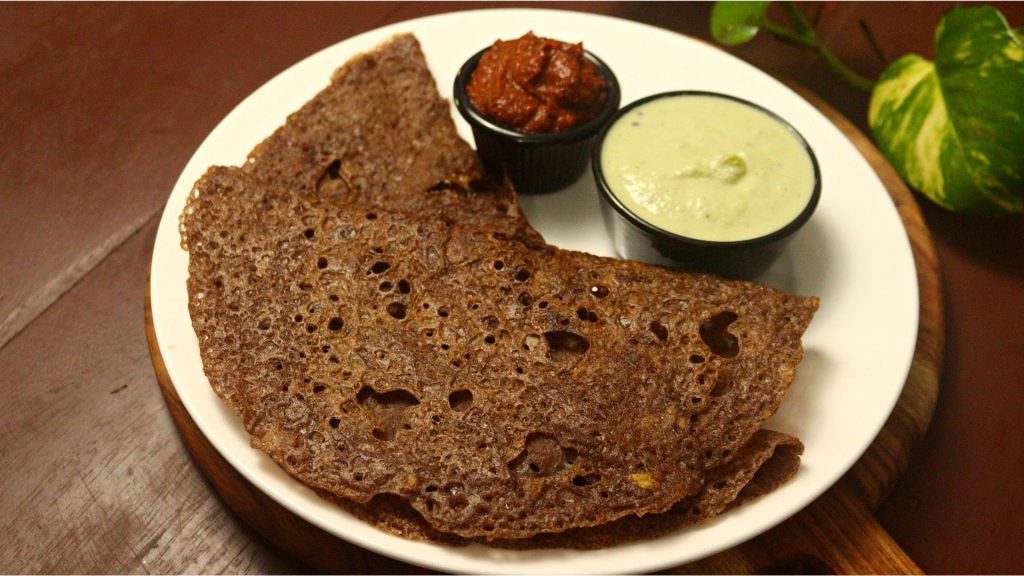 ragi neer dosa