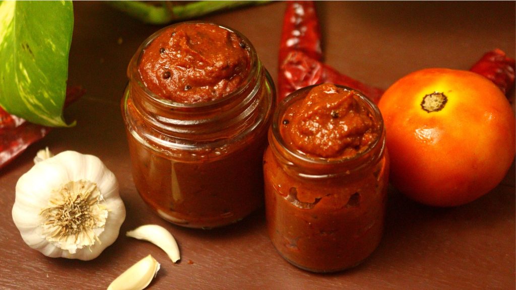 tomato garlic chutney