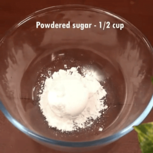 Added powdered sugar