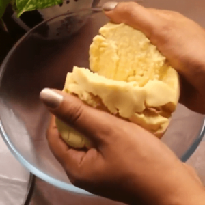 mix ingredients to smooth dough