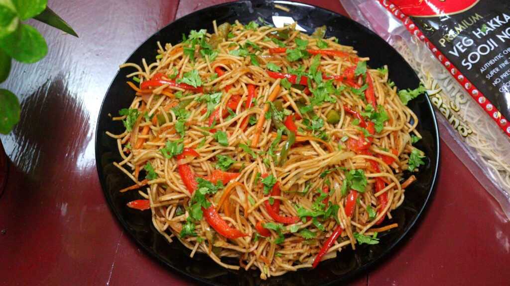 Hakka noodles recipe