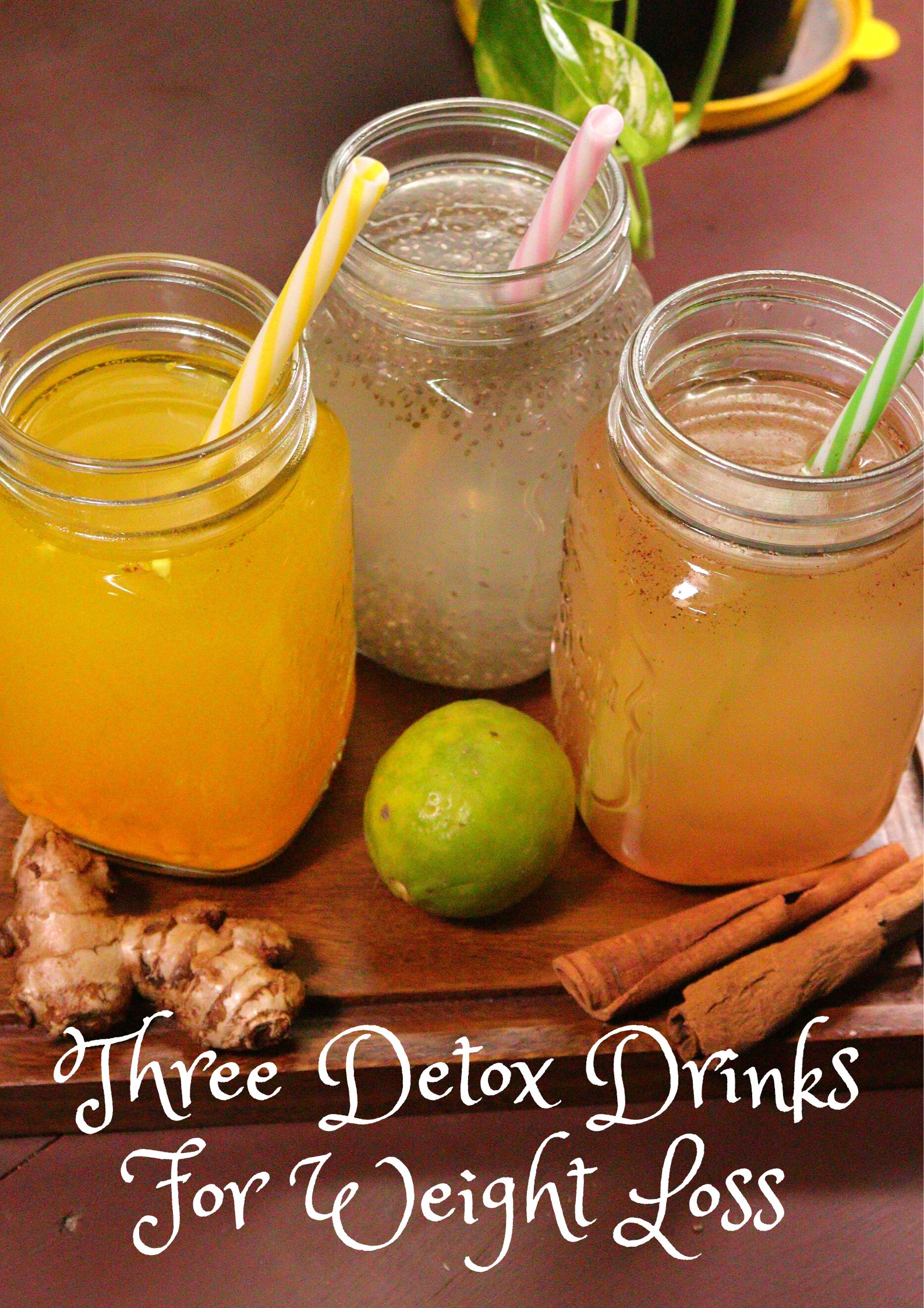 3 Healthy Detox Drinks For Weight Loss, 3 Fat Burning Drinks