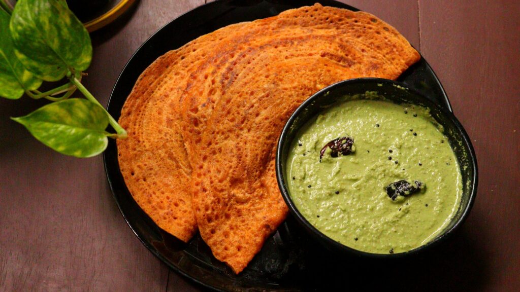 cucumber dosa and coriander chutney recipes