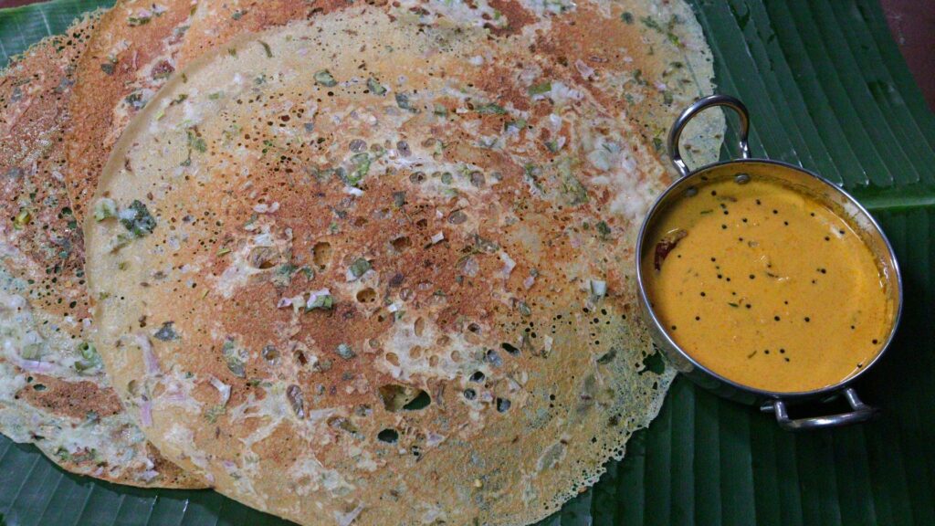 jowar dosa and coconut chutney