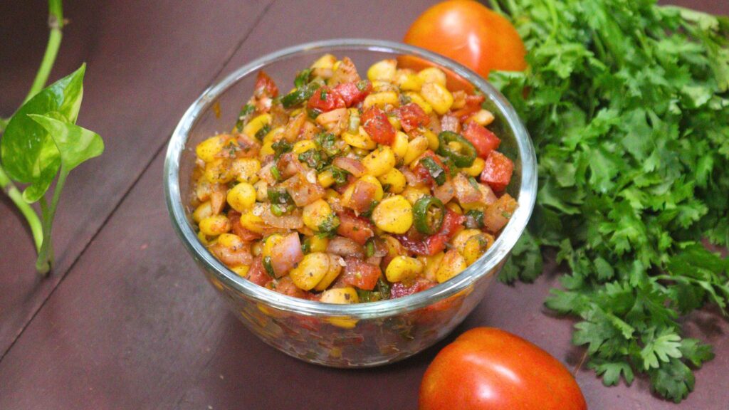 masala corn chaat