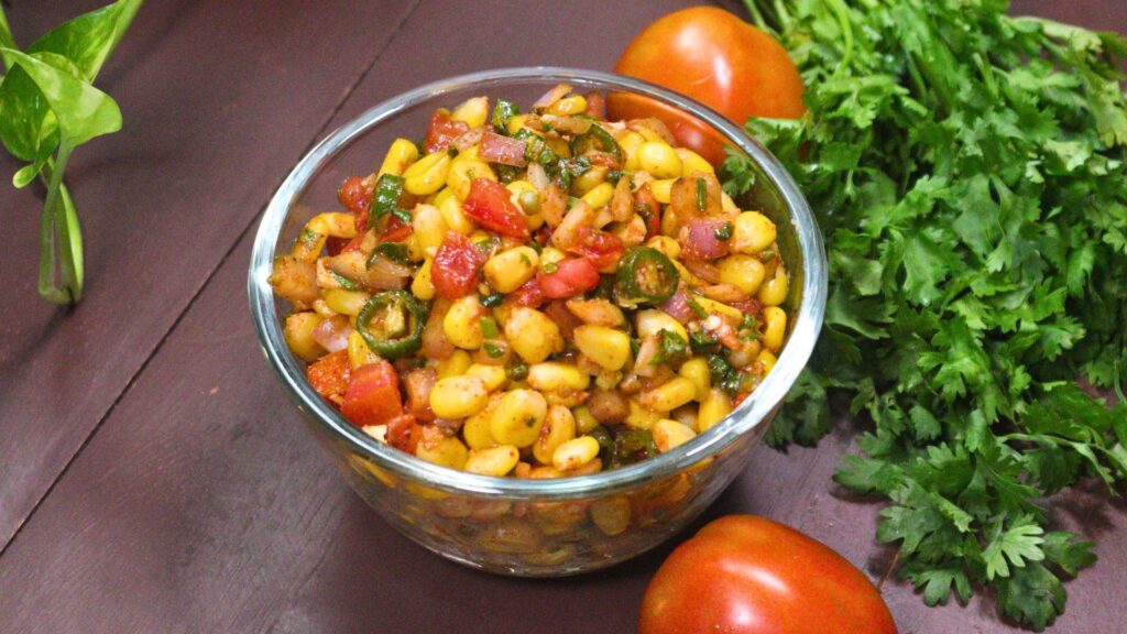 sweet corn chaat recipe