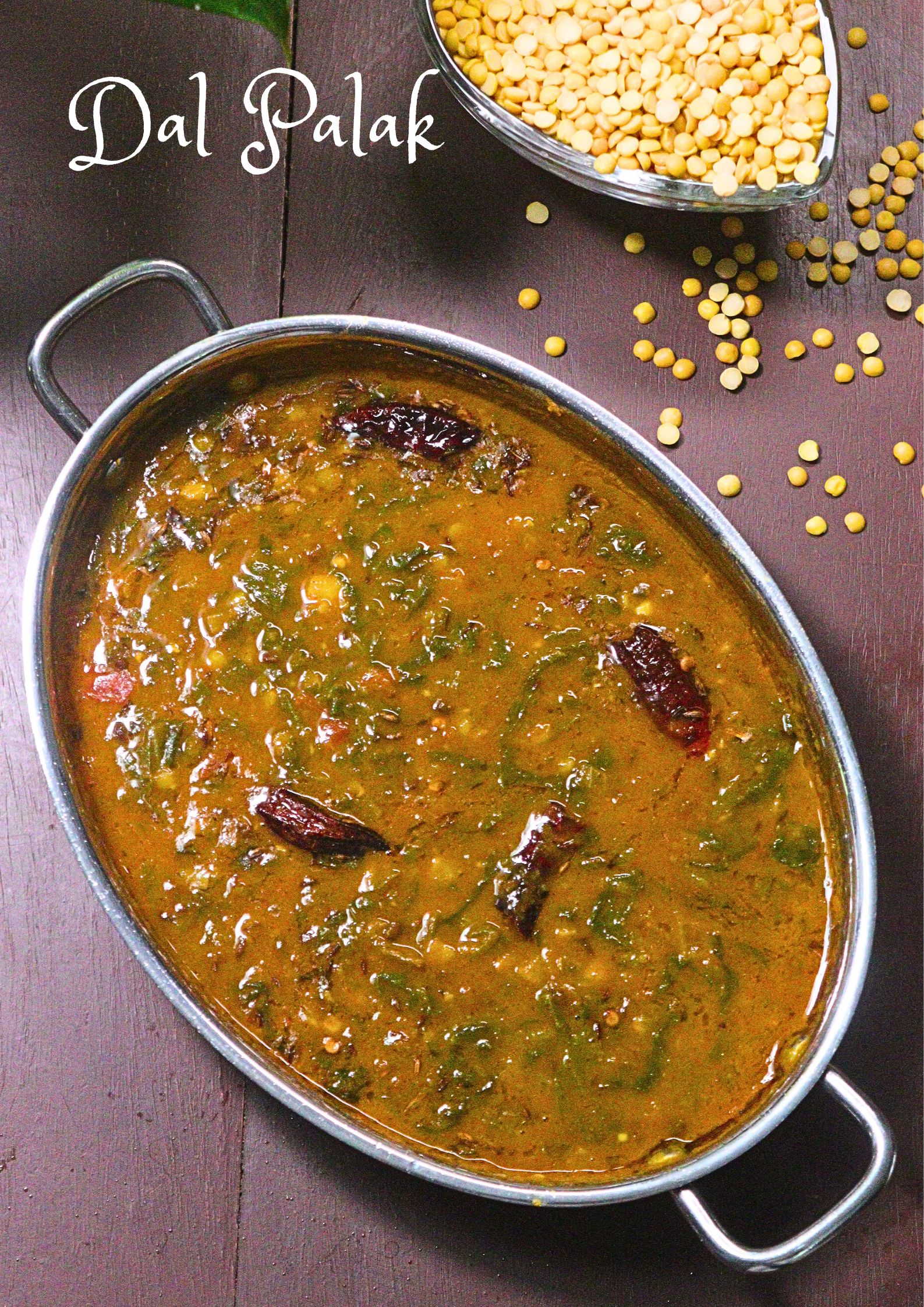 Dal Palak | Lentil Spinach Curry | Lentil Recipes | Spinach Recipes