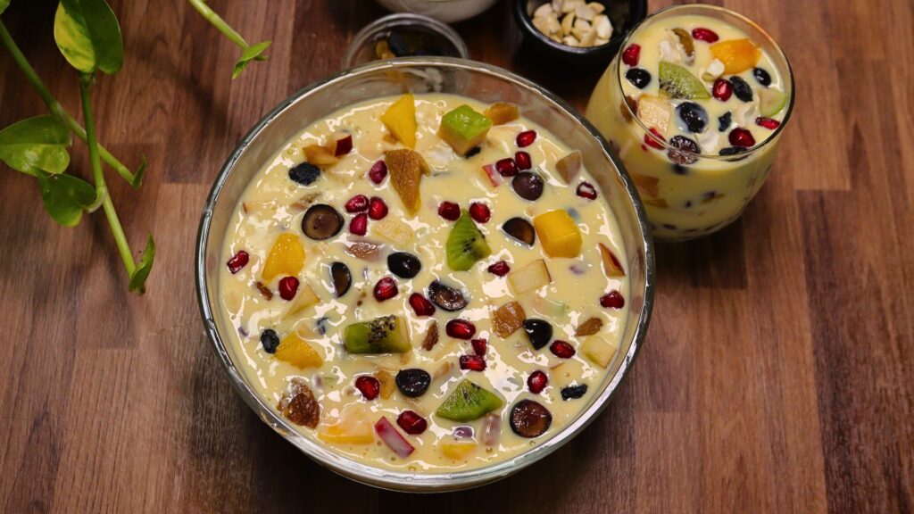 fruit custard recipe