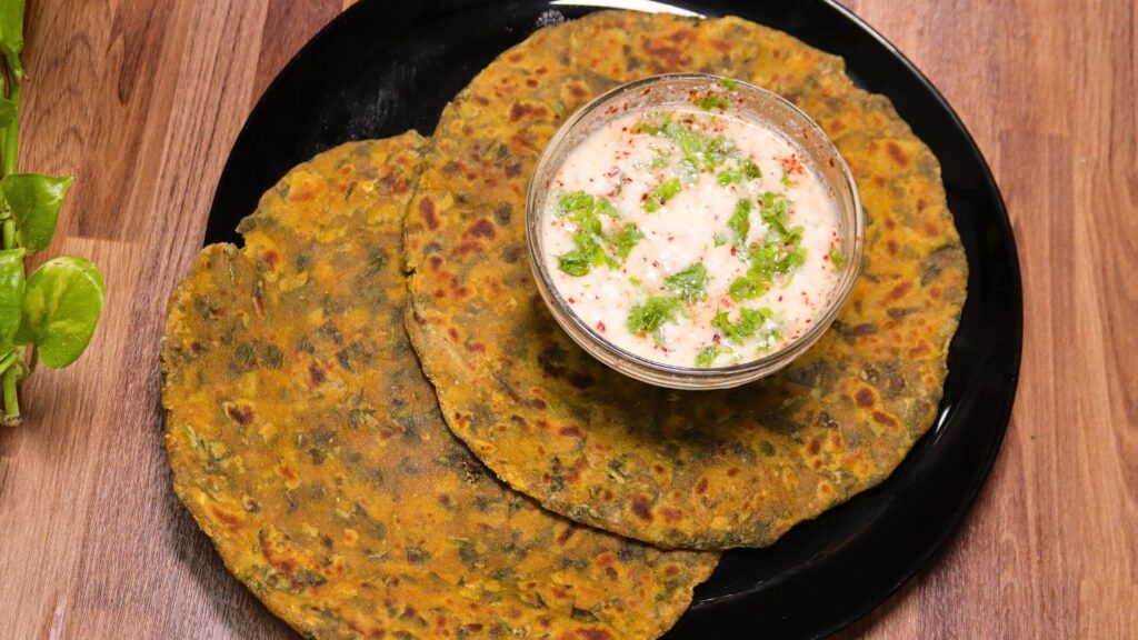 Palak Paratha 1