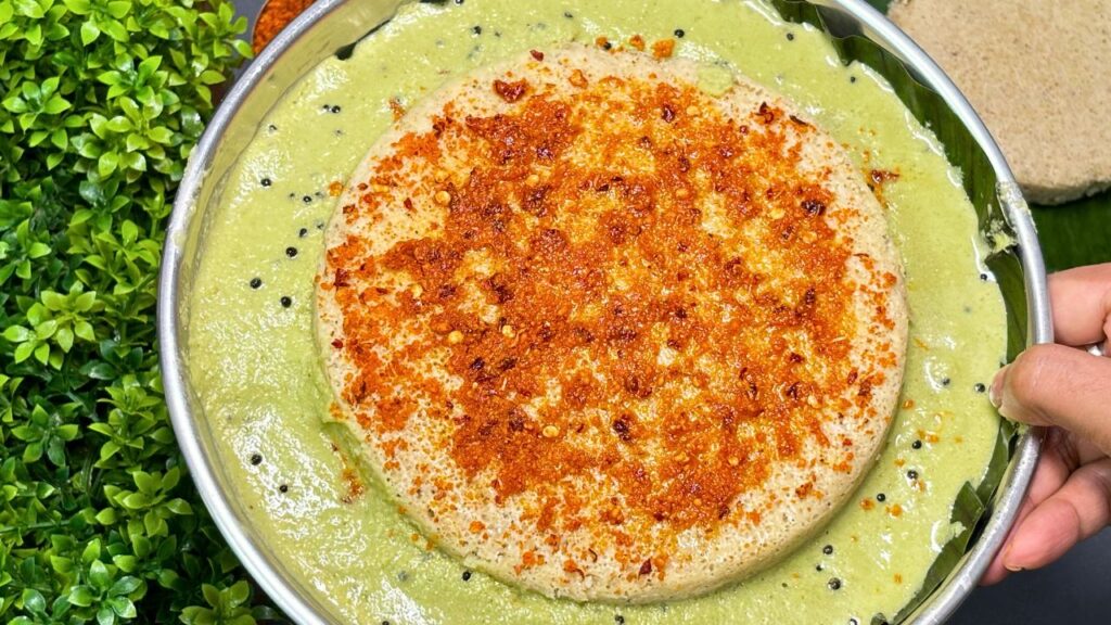 Jowar Thatte Idli with coconut Chutney