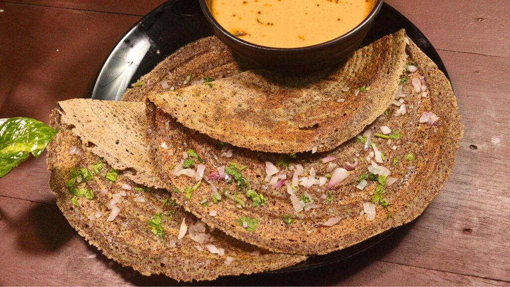 Ragi Moong Dosa