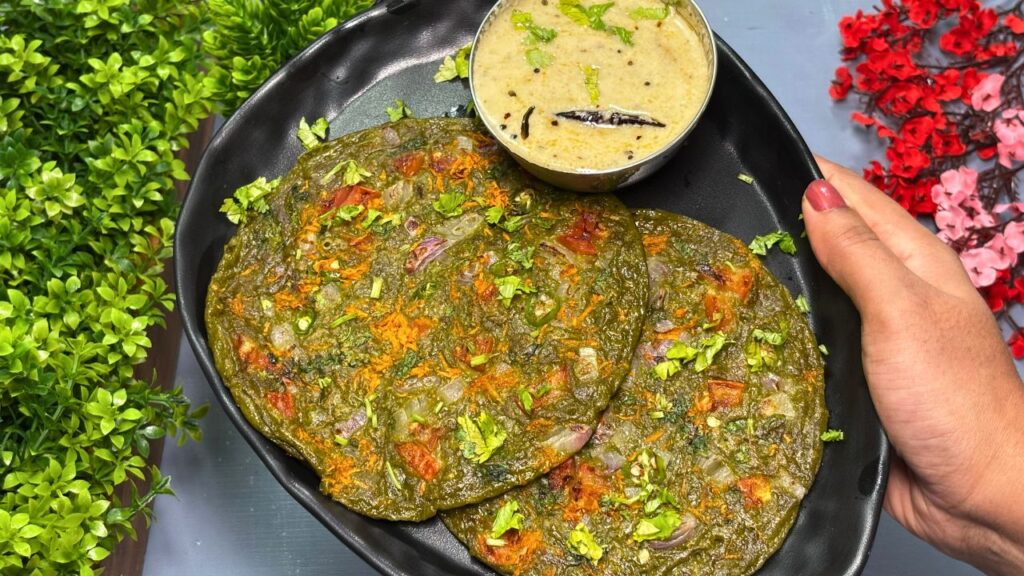 Makhana Uttappam with Chutney