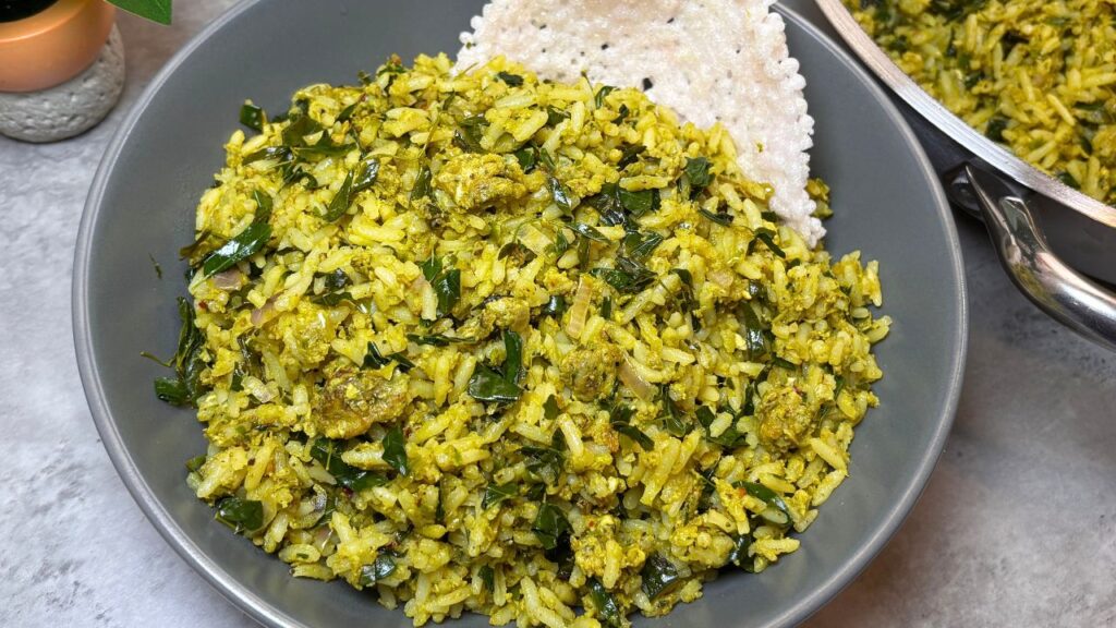 Moringa Egg Rice 1