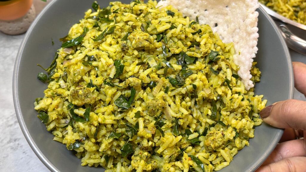 Moringa Egg Rice 