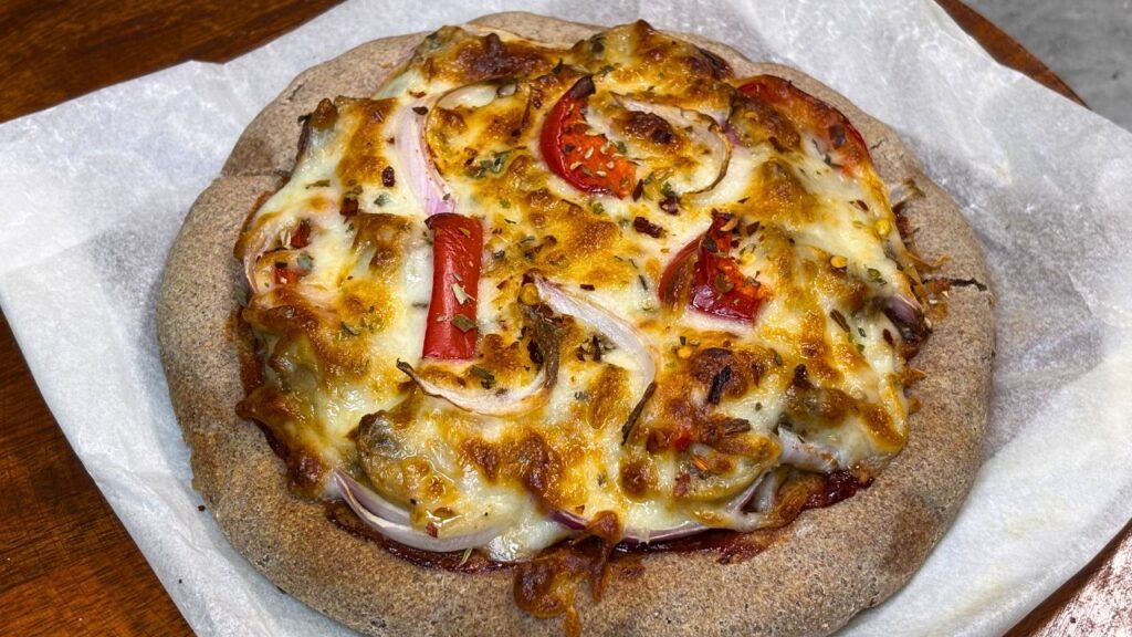 Garlic Mushroom Pizza 