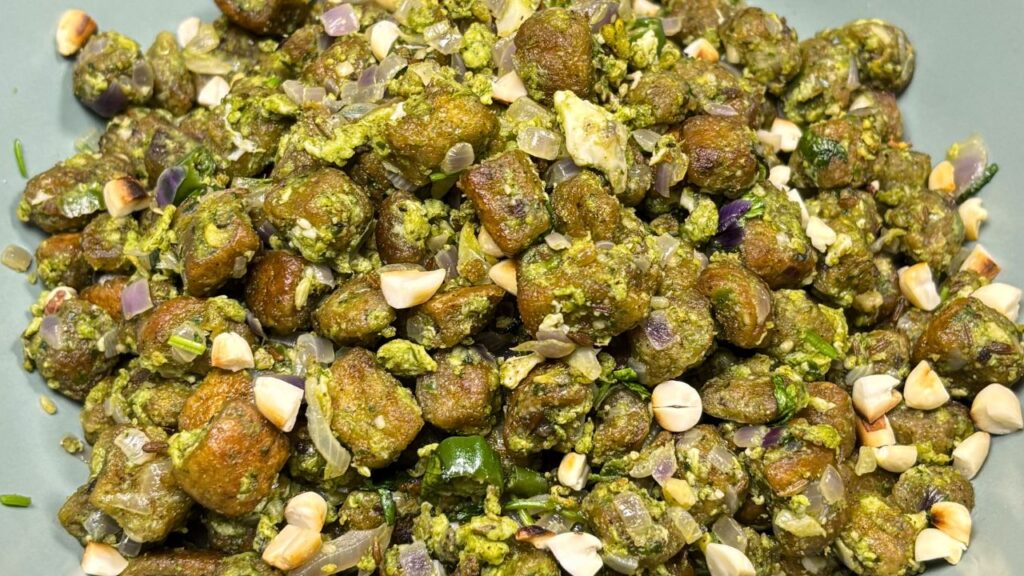 Green Masala Bread Fry 1