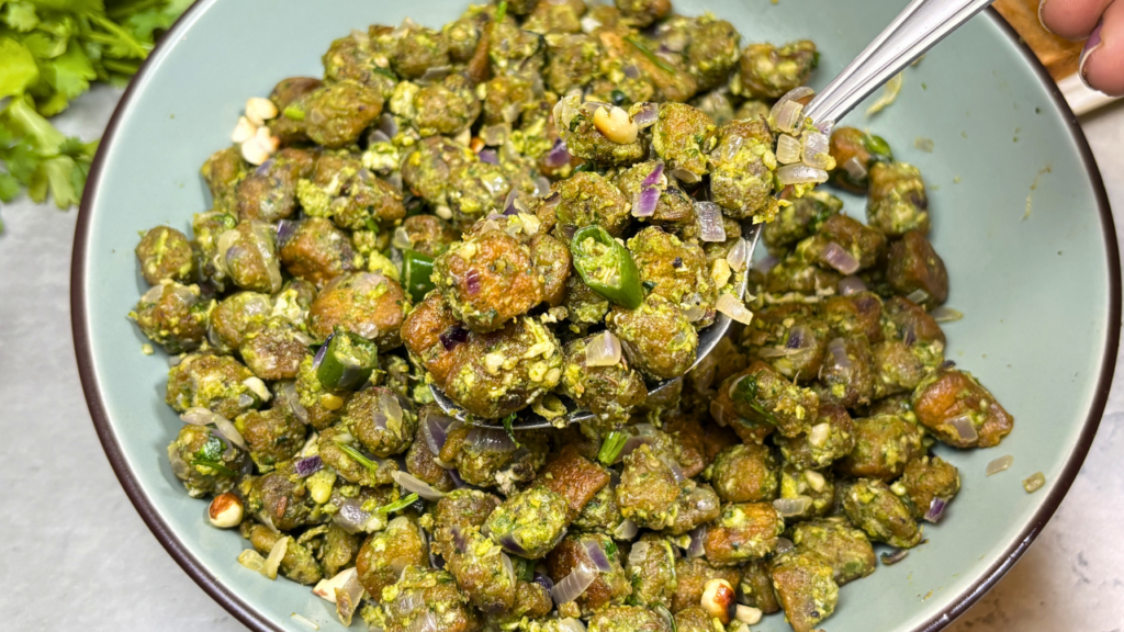 Green Masala Bread Fry