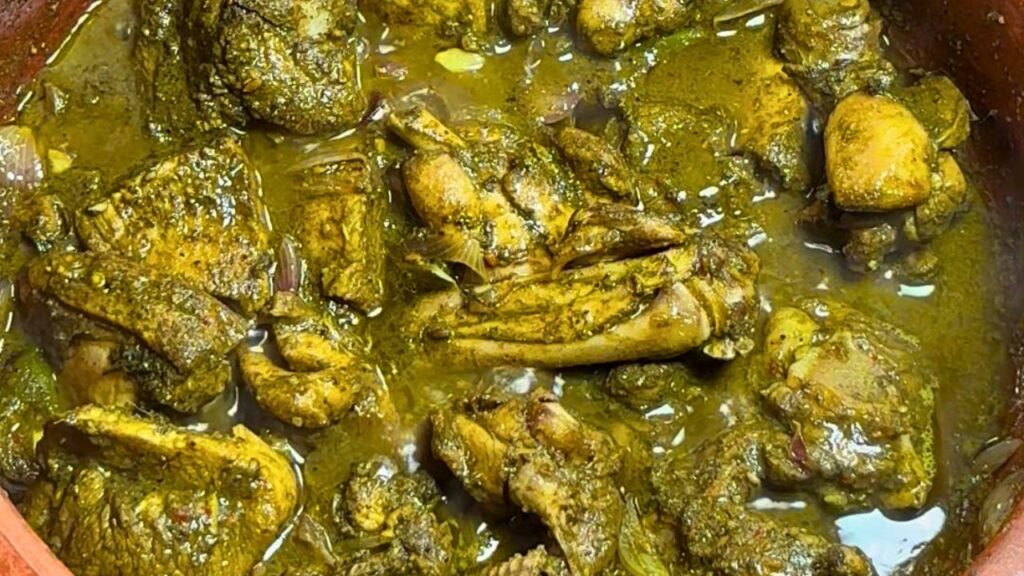 Green Pepper Chicken Roast